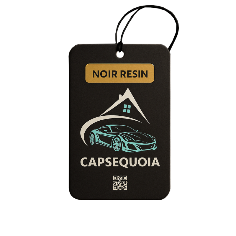 Noir Resin car air freshener