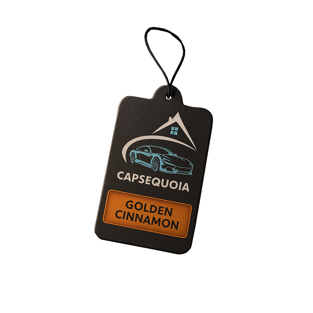 Golden Cinnamon Car Air Freshener